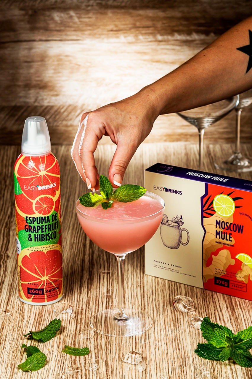 MOCKTAIL GRAPEFRUIT VIRGIN MARTINI (drink sem álcool)